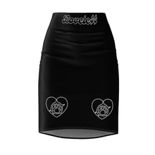 Load image into Gallery viewer, Black &amp; White Pencil Skirt
